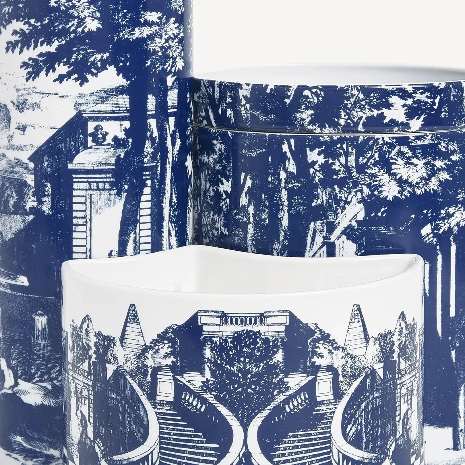 Fornasetti - NEL MENTRE Set of three scented Candles - Giardino Settecentesco - Giardino Segreto Fragrance   