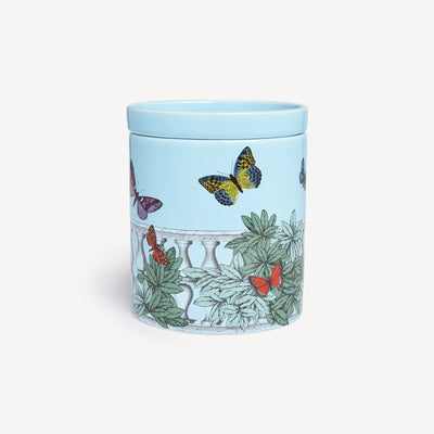 Fornasetti NEL MENTRE Set of 3 Candles – Farfalle e Balaustra, Giardino Segreto