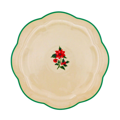 Fabled Flora Scalloped Starter Plate - Set of 4 (+1 Bonus Plate) Ro'Table