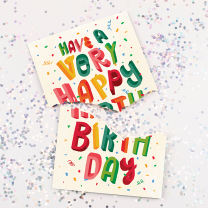 Endless Birthday Farts Card with Glitter Joker Greeting