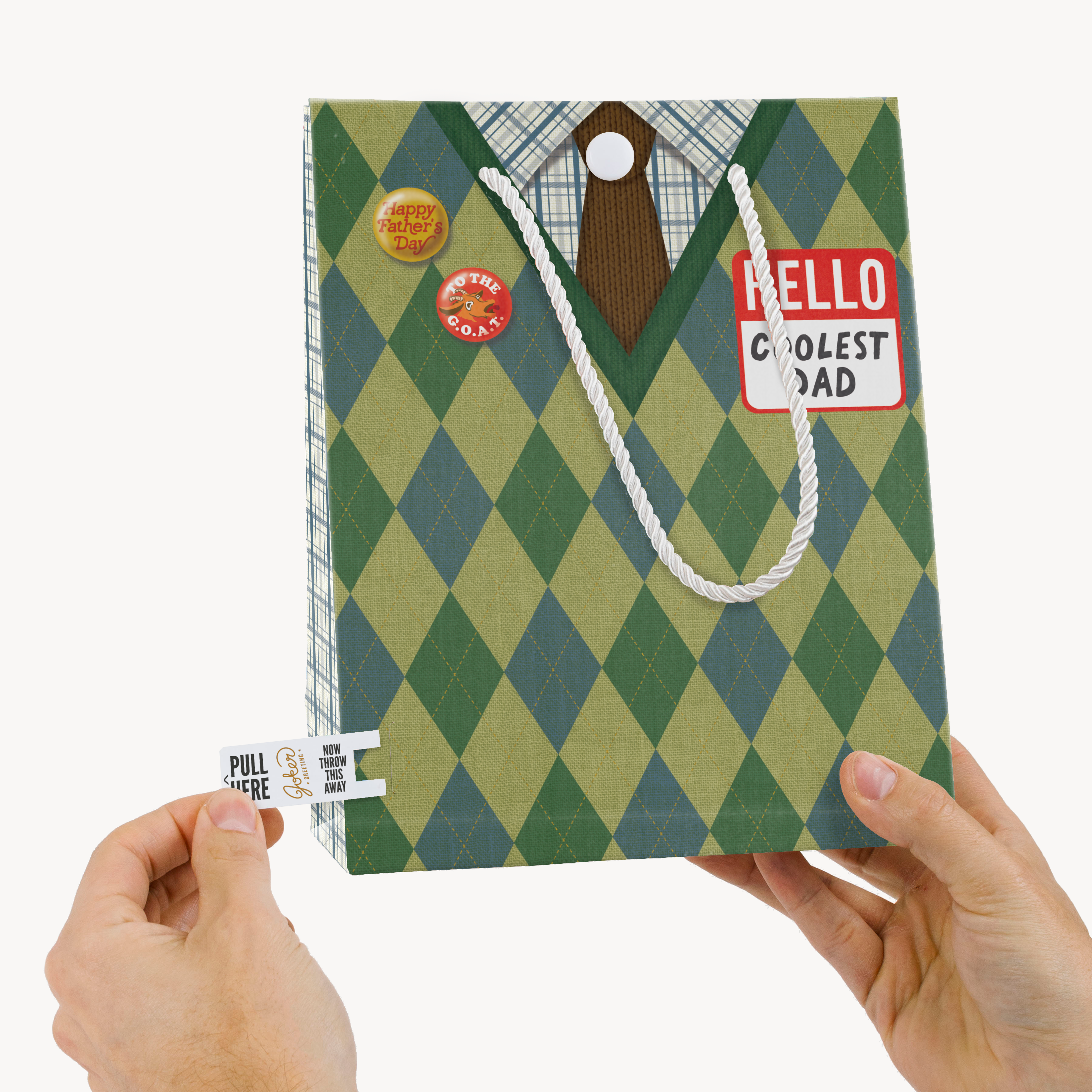 Endless Dad Goat Gift Bag Joker Greeting