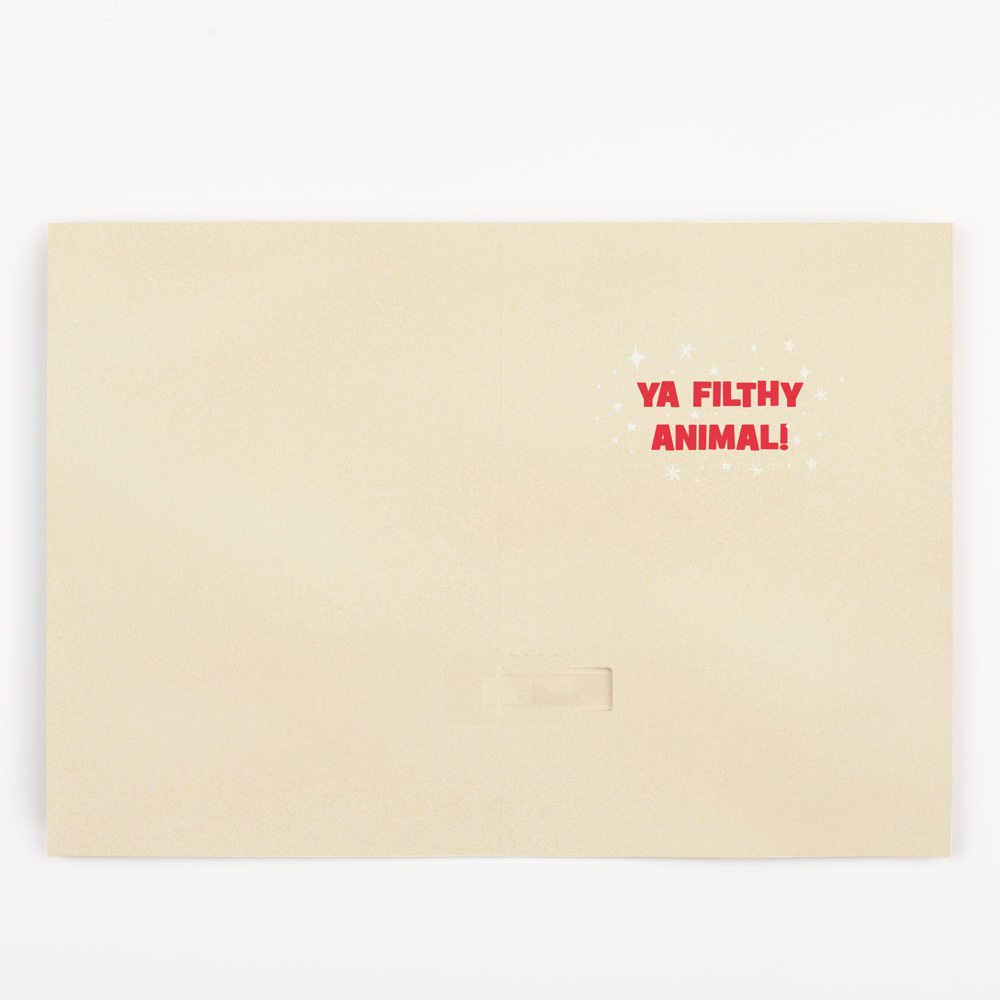 Endless Feliz Navidad Card with Glitter Joker Greeting