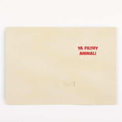 Endless Feliz Navidad Card with Glitter Joker Greeting