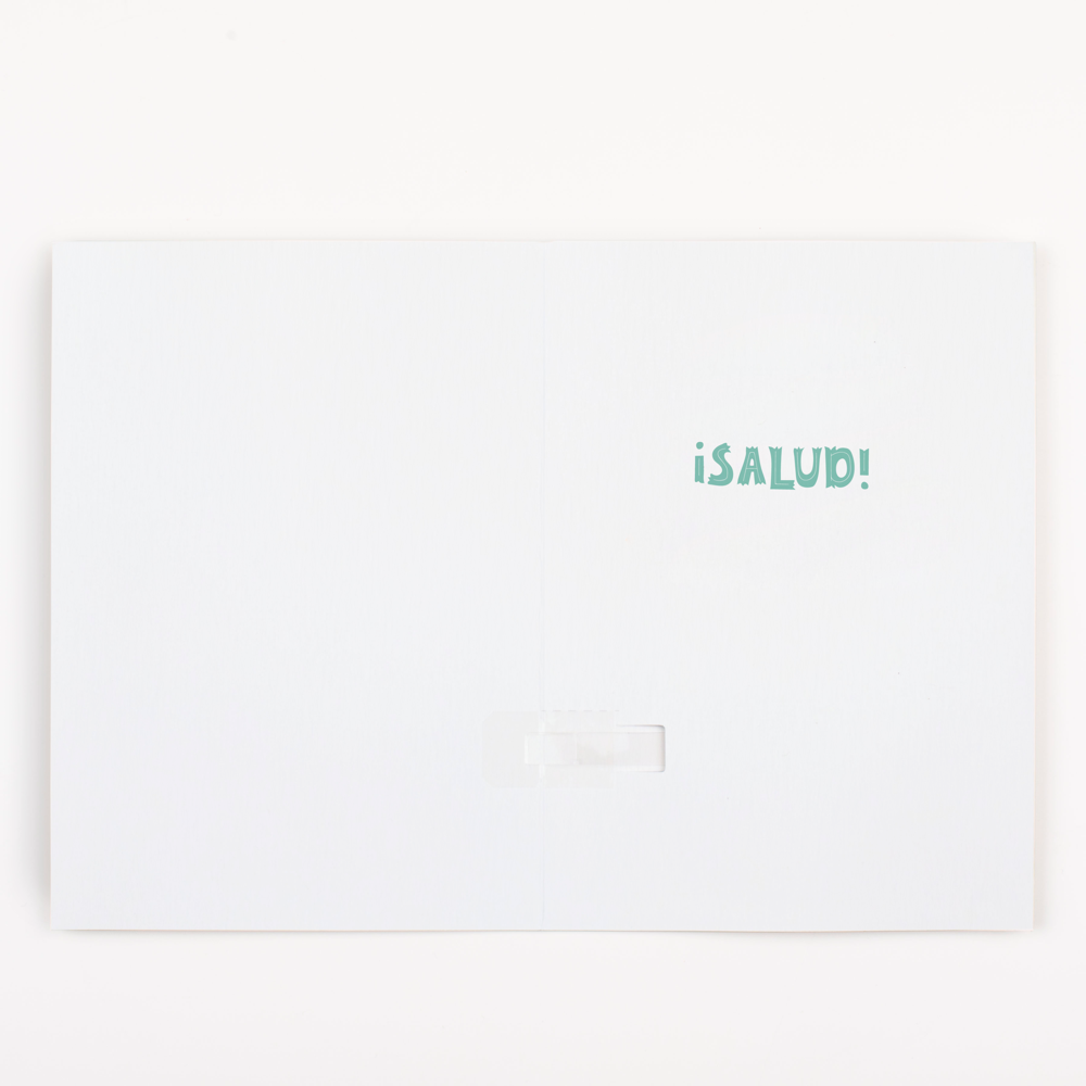 Endless Feliz Cumpleaños Card with Glitter Joker Greeting