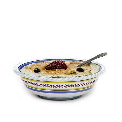 ORVIETO GREEN ROOSTER: Cereal/Salad Bowl