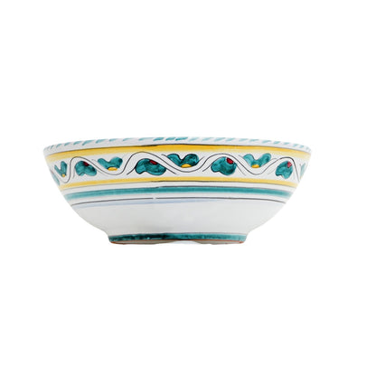 ORVIETO GREEN ROOSTER: Salad Bowl (Medium)
