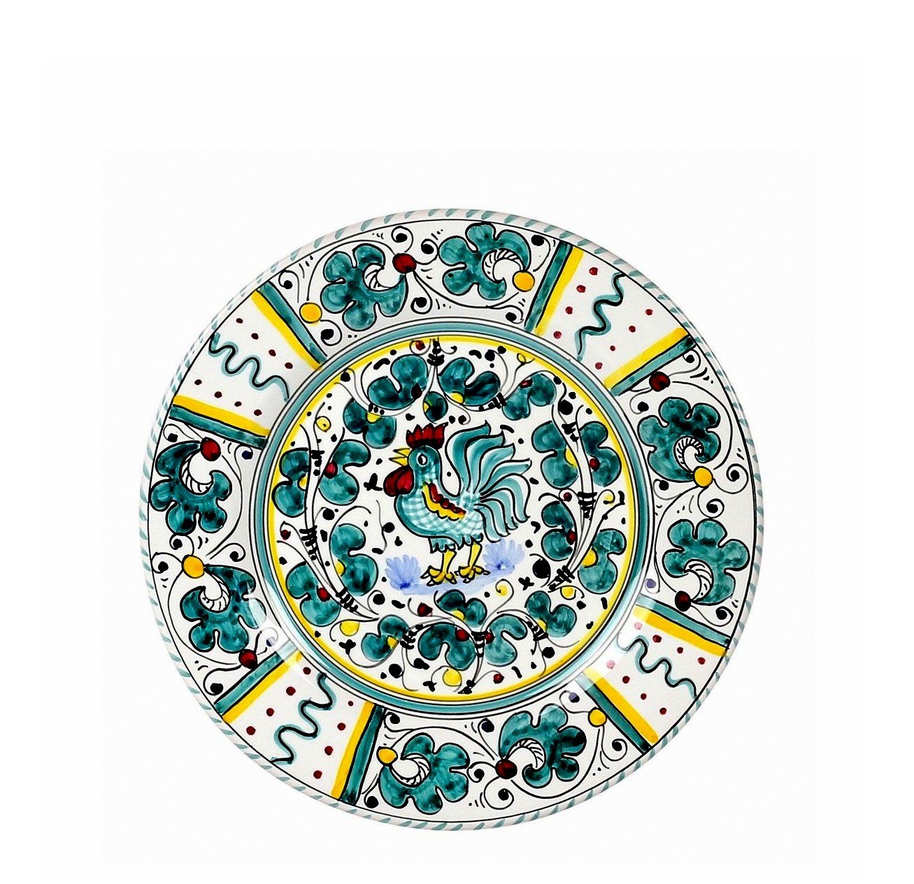 ORVIETO GREEN ROOSTER: Bread, Canape, Hors d'Oeuvre Small Plate [R]