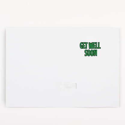 Endless Get Well Card With Glitter Joker Greeting
