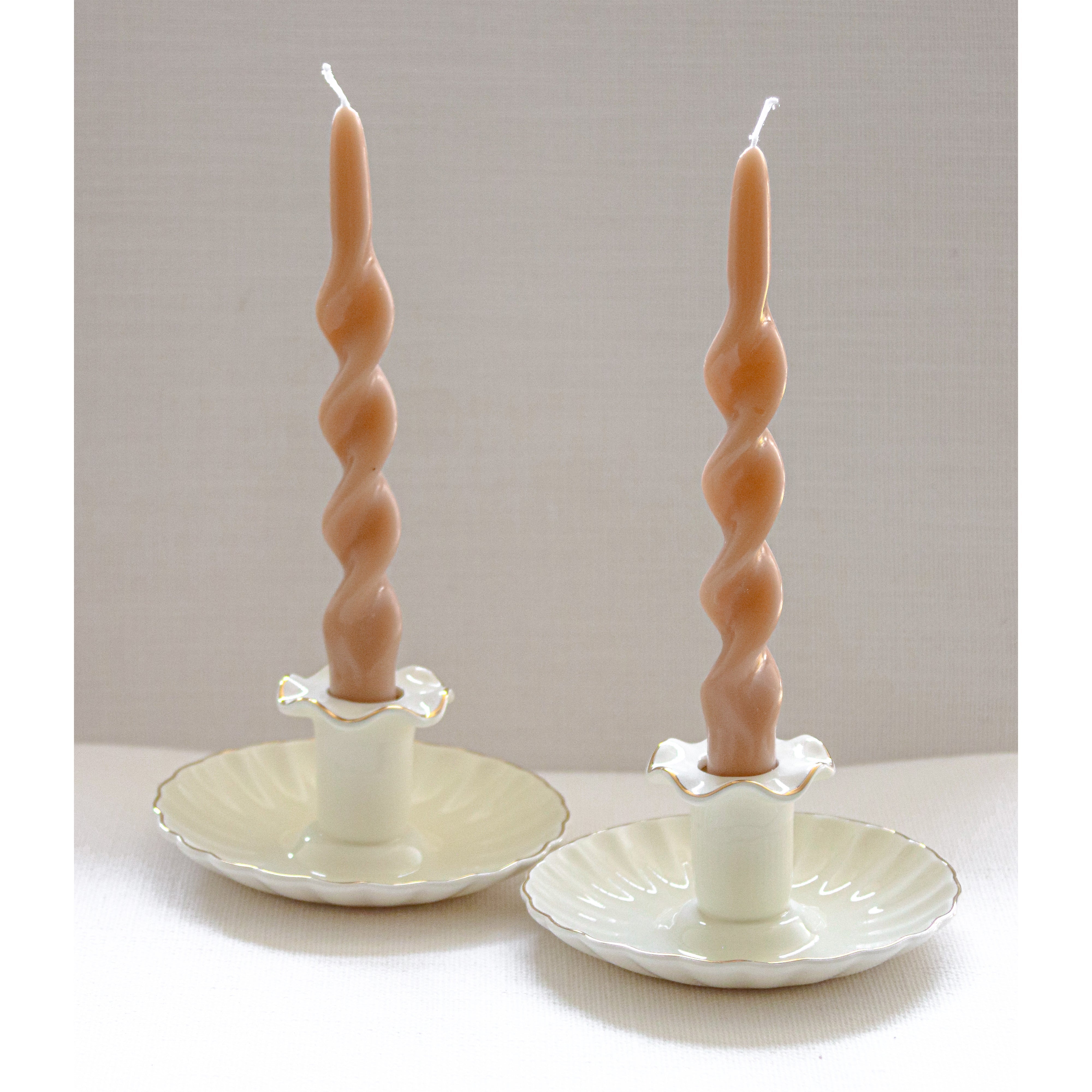 Gilded Cream Candle Holder - Case of 12 Ro'Table