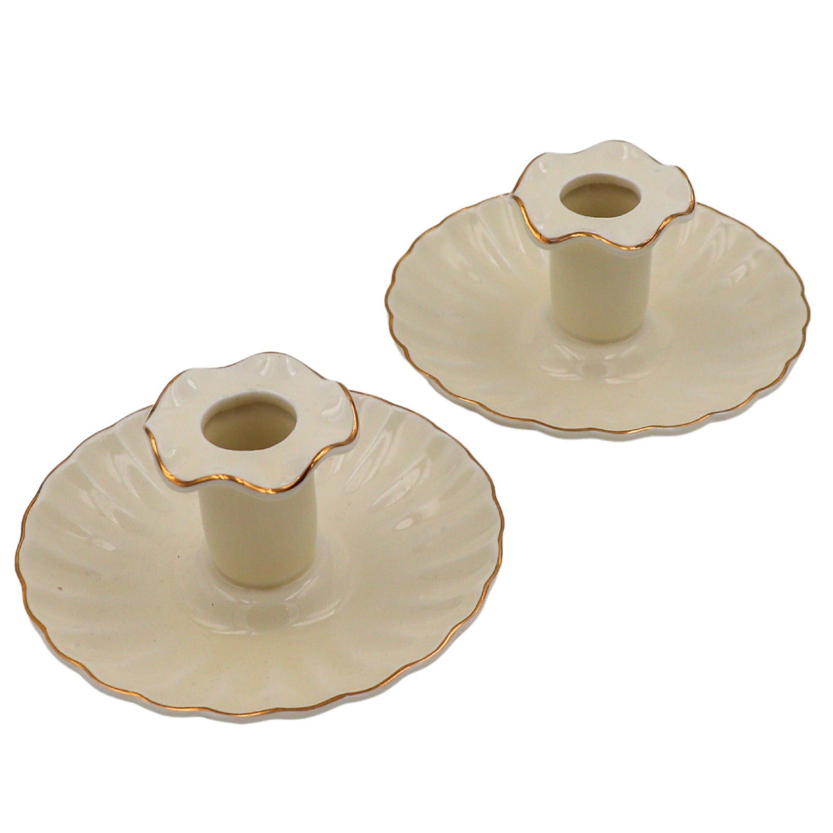 Gilded Cream Candle Holder - Case of 12 Ro'Table