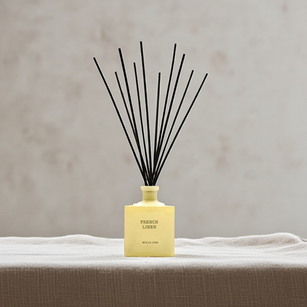 Cereria Molla - Premium Reed Diffuser - French Linen Ivory - Coastous