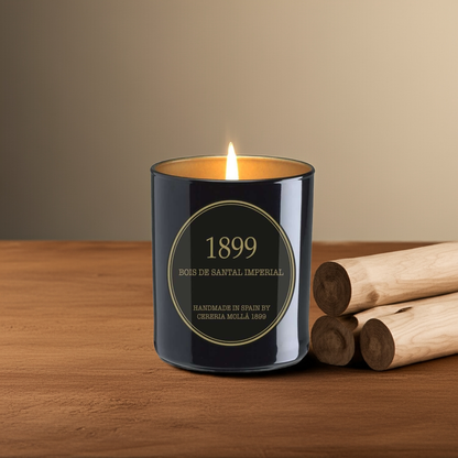 Cereria Molla - Bois de Santal Imperial Black & Gold Premium Candle -   -  Coastous