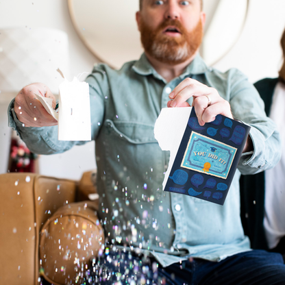 Endless Off-tune Graduation Card with Glitter Joker Greeting