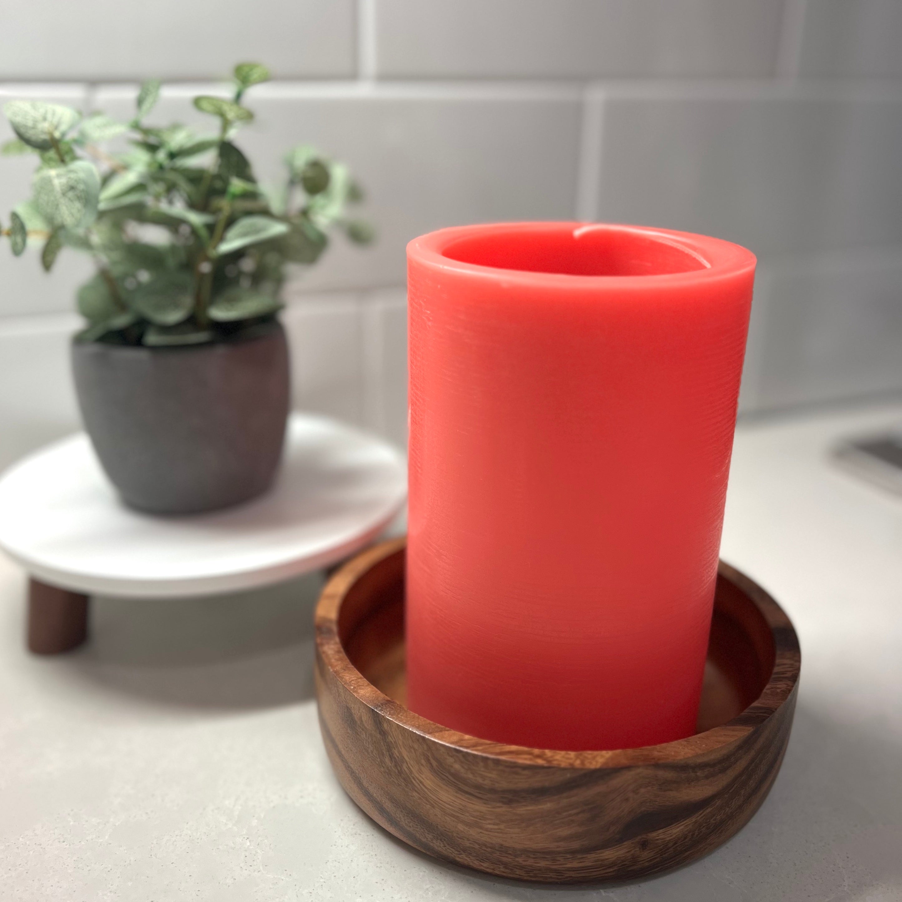 Fresh Grapefruit Spiral Light Candles