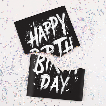Endless Screamer Birthday Card with Glitter Joker Greeting