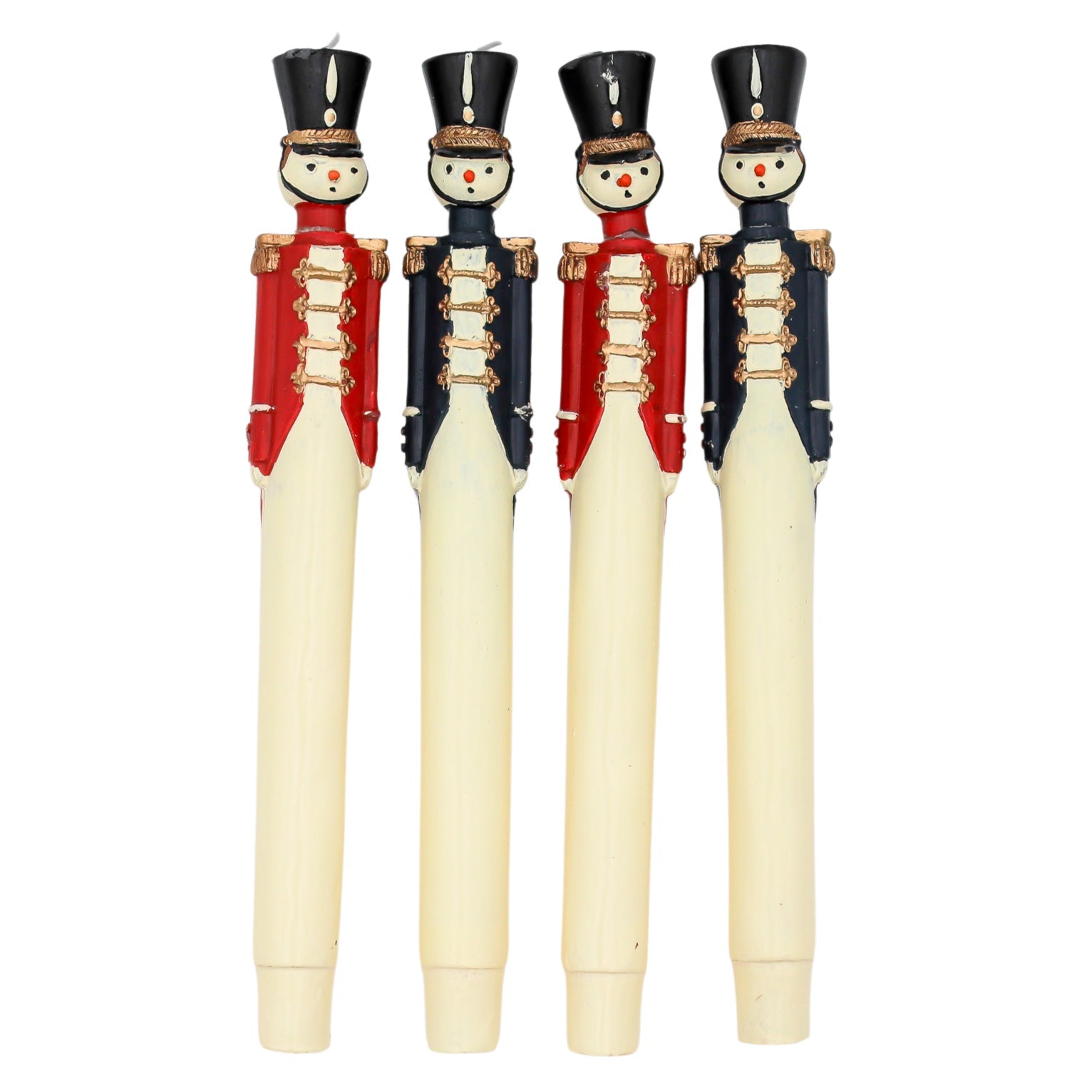 20 Handpainted Navy Blue Royal Guard Candles - Case of 10 packs Ro'Table