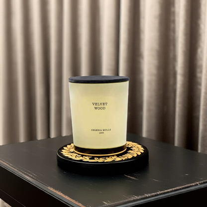 Cereria Molla - Velvet Wood Ivory 3 wick XL Candle - 21 oz / 600 g - Coastous
