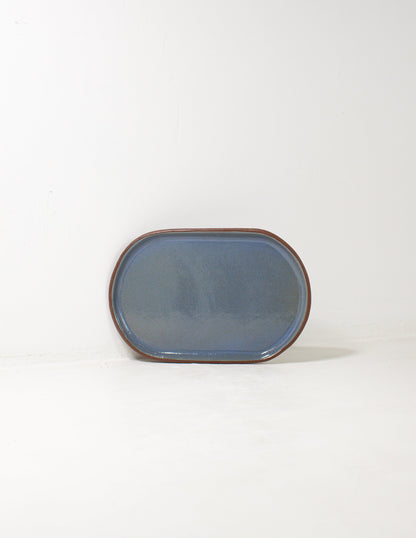 Small Oval Platter Black Oak Art