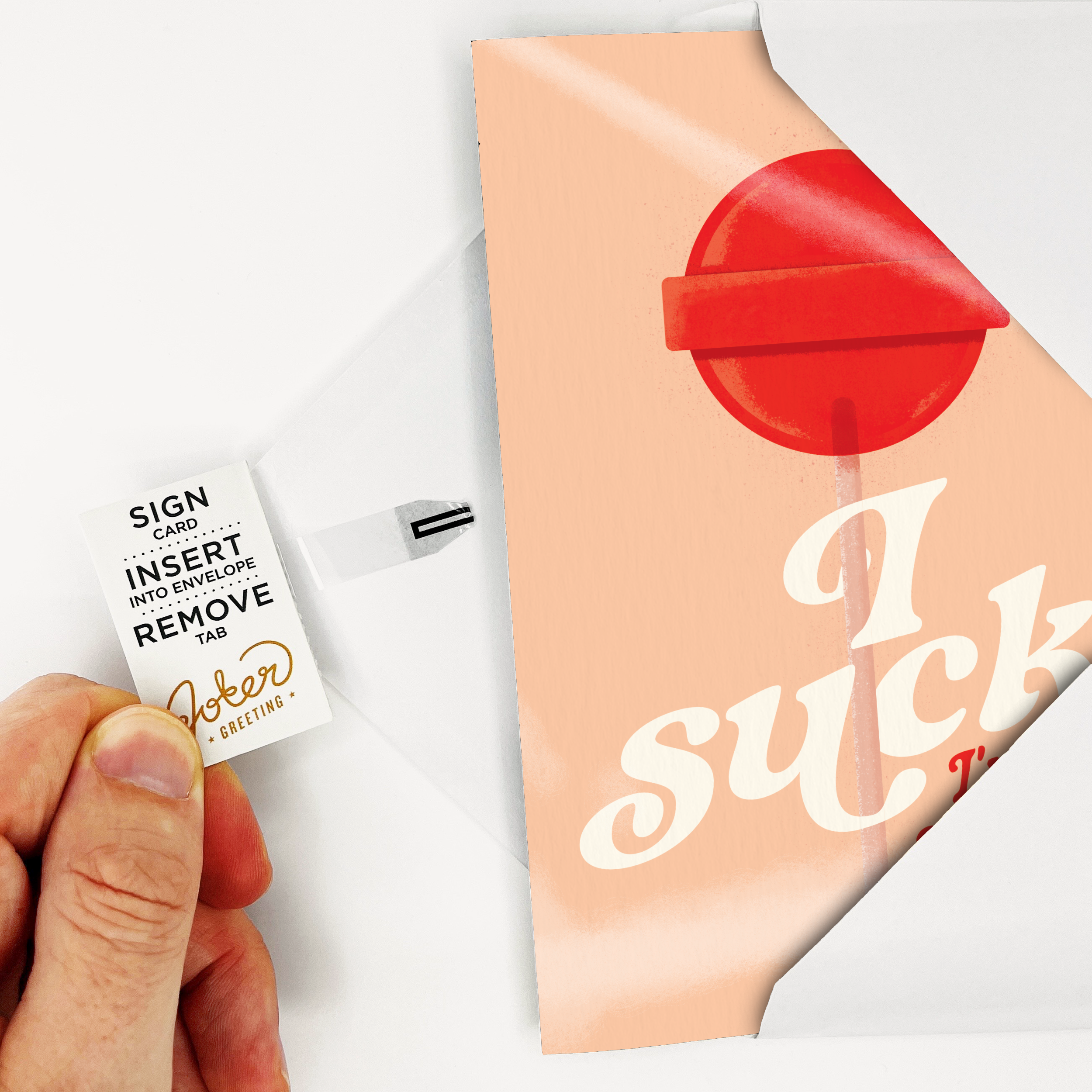 Endless I'm Sorry With Glitter Joker Greeting