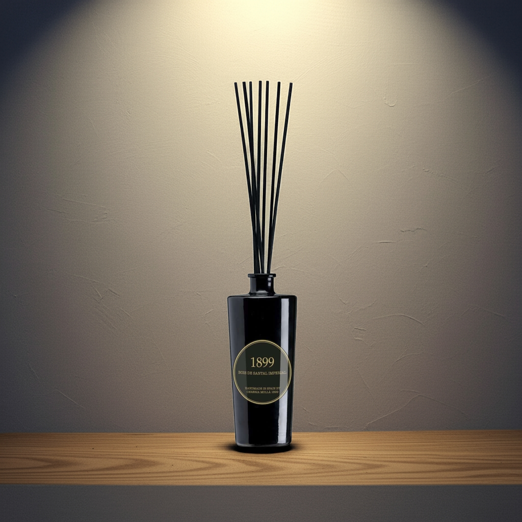 Cereria Molla - Bois De Santal Imperial Black & Gold Premium Reed Diffuser -   -  Coastous