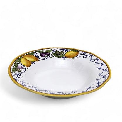 LIMONI POSITANO: Pasta/Soup rimmed plate