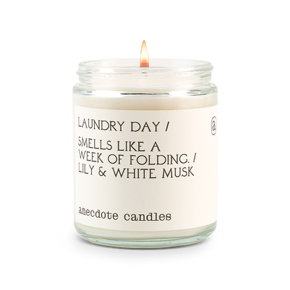 Laundry Day Anecdote Candles