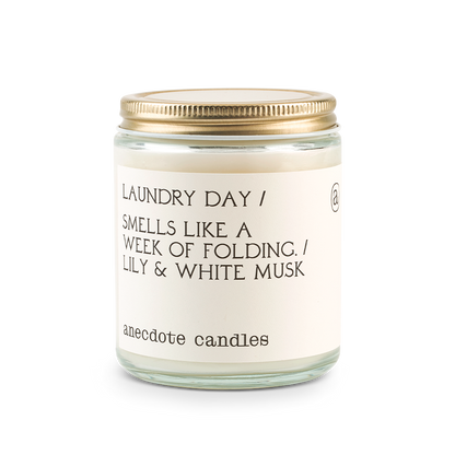 Laundry Day Anecdote Candles