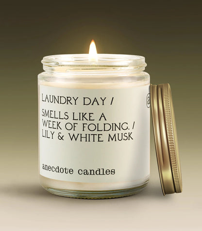 Laundry Day Anecdote Candles