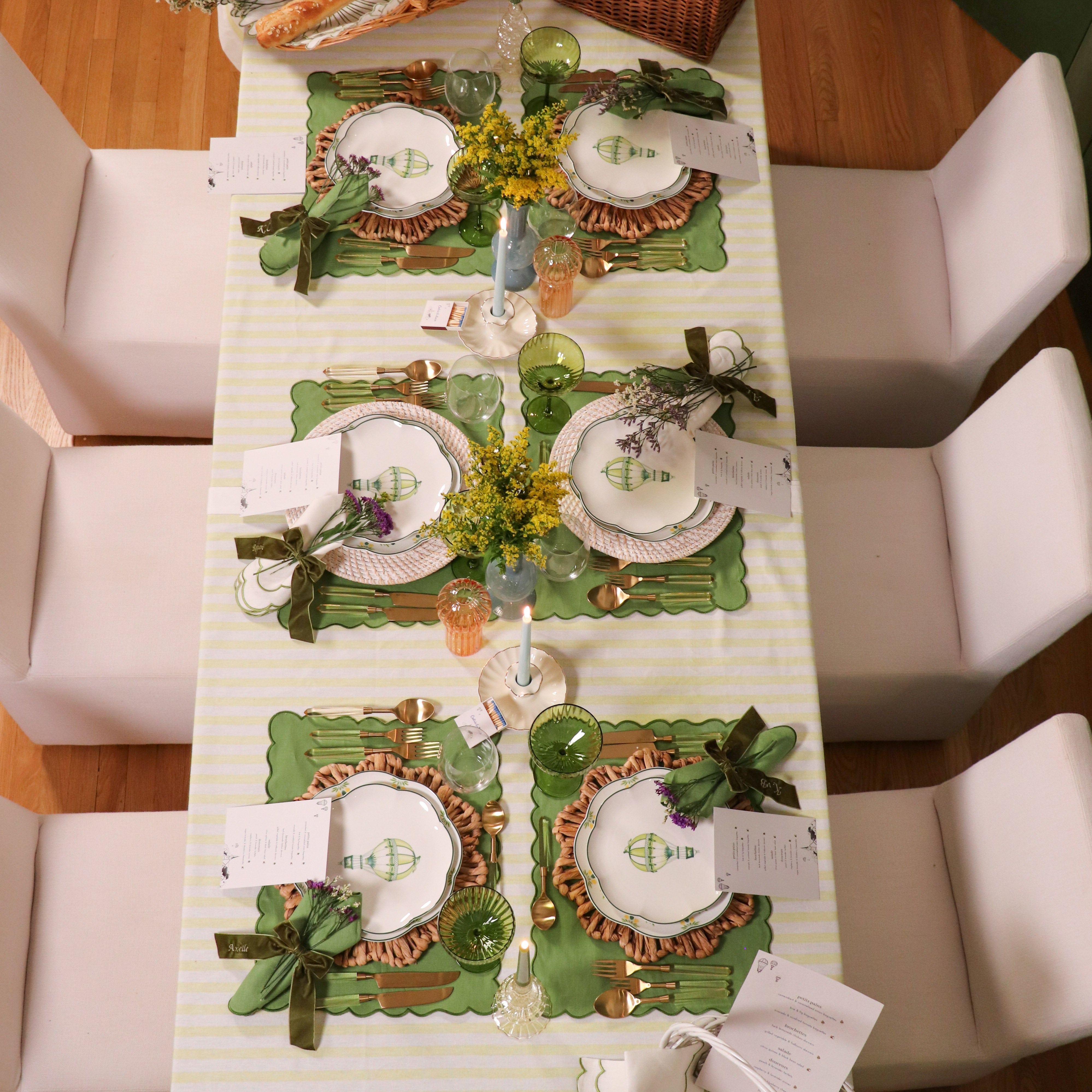 24pc Set Buttercream Yellow Cutlery - 6 Piece - Set of 4 Ro'Table