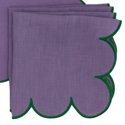 Lilac Adorned Napkin - Set of 4 Ro'Table