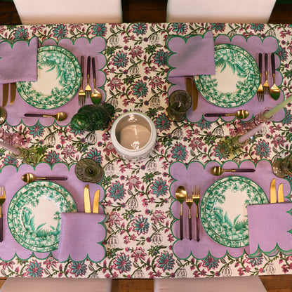 Lilac Adorned Napkin - Set of 4 Ro'Table