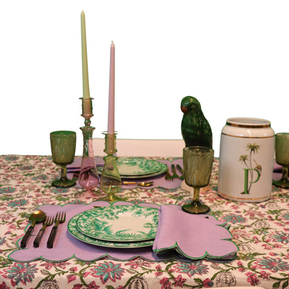 Lilac Adorned Napkin - Set of 4 Ro'Table