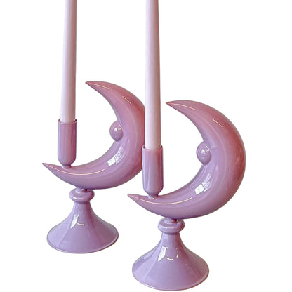 Lilac Crescent Moon Candle Holder - Case of 12 Candle Holders Ro'Table