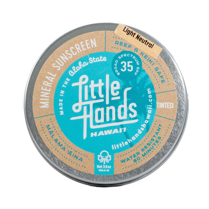 Body & Face Mineral Sunscreen Little Hands Hawaii