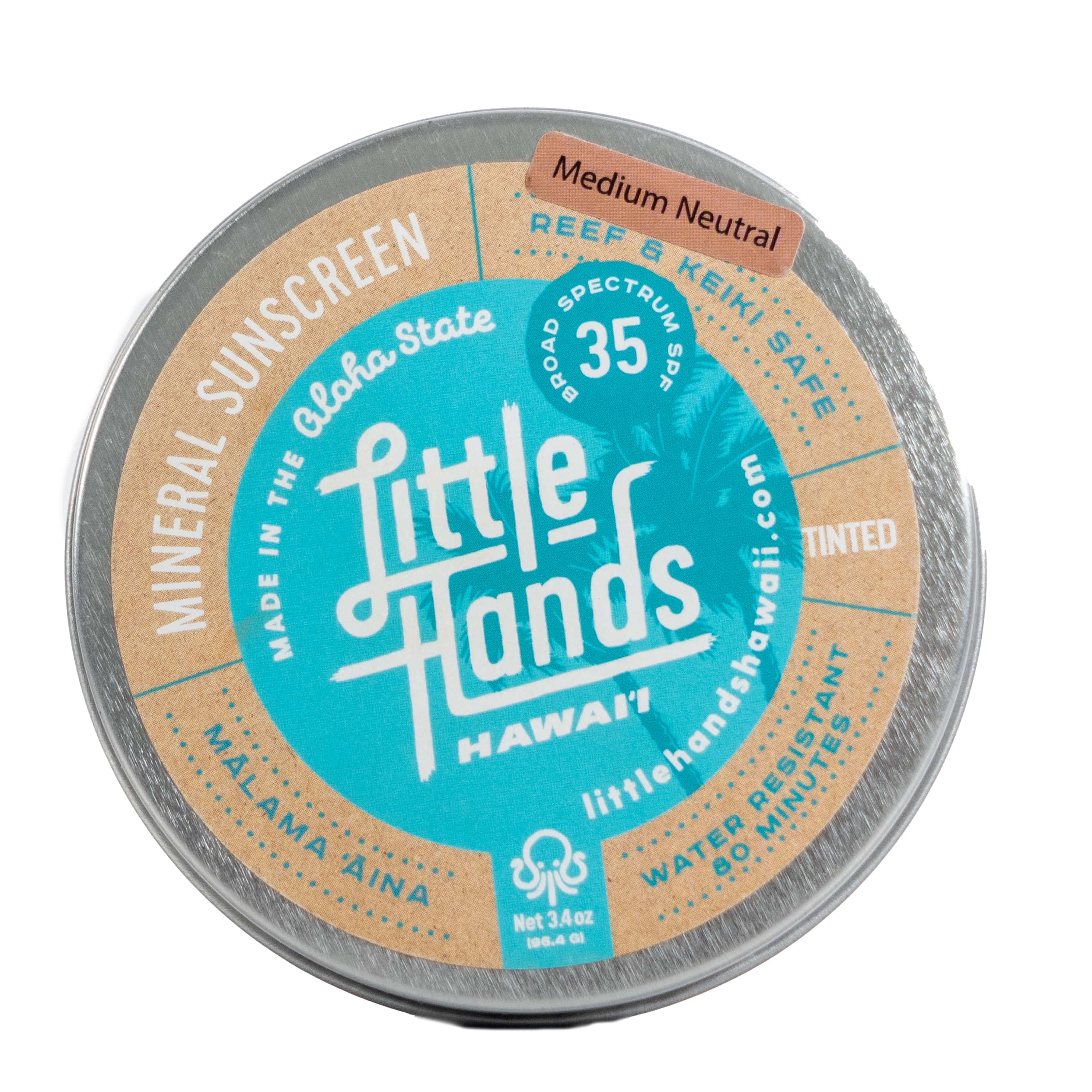 Body & Face Mineral Sunscreen Little Hands Hawaii