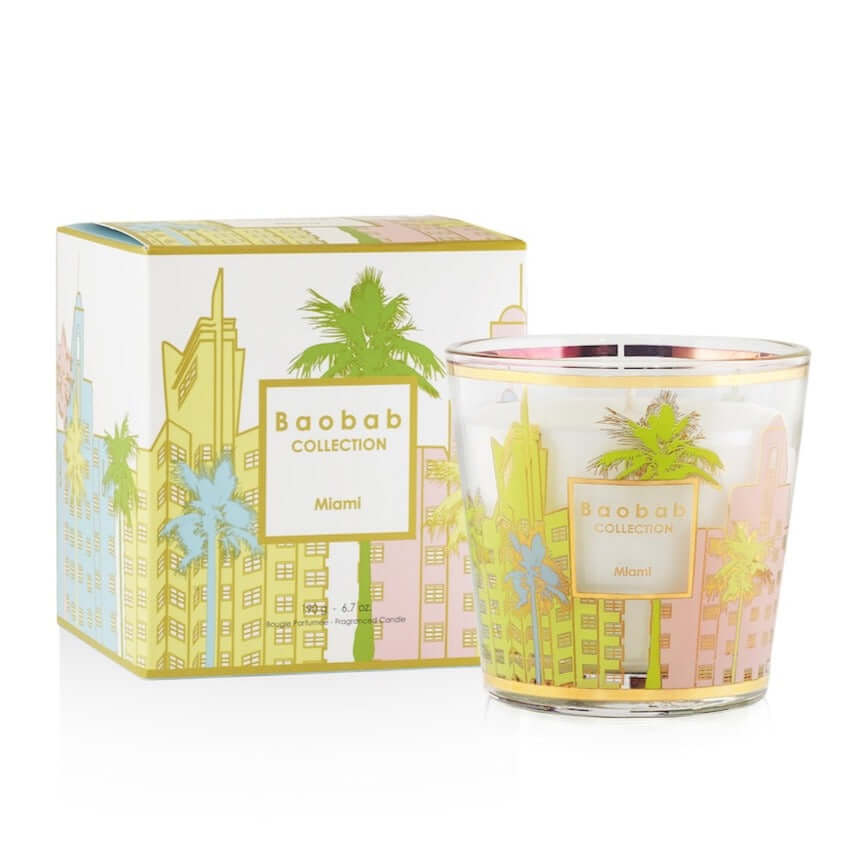 Baobab Collection - Candle My First Baobab Miami - Cedar-Musk-Cypres - MAX08 - Coastous