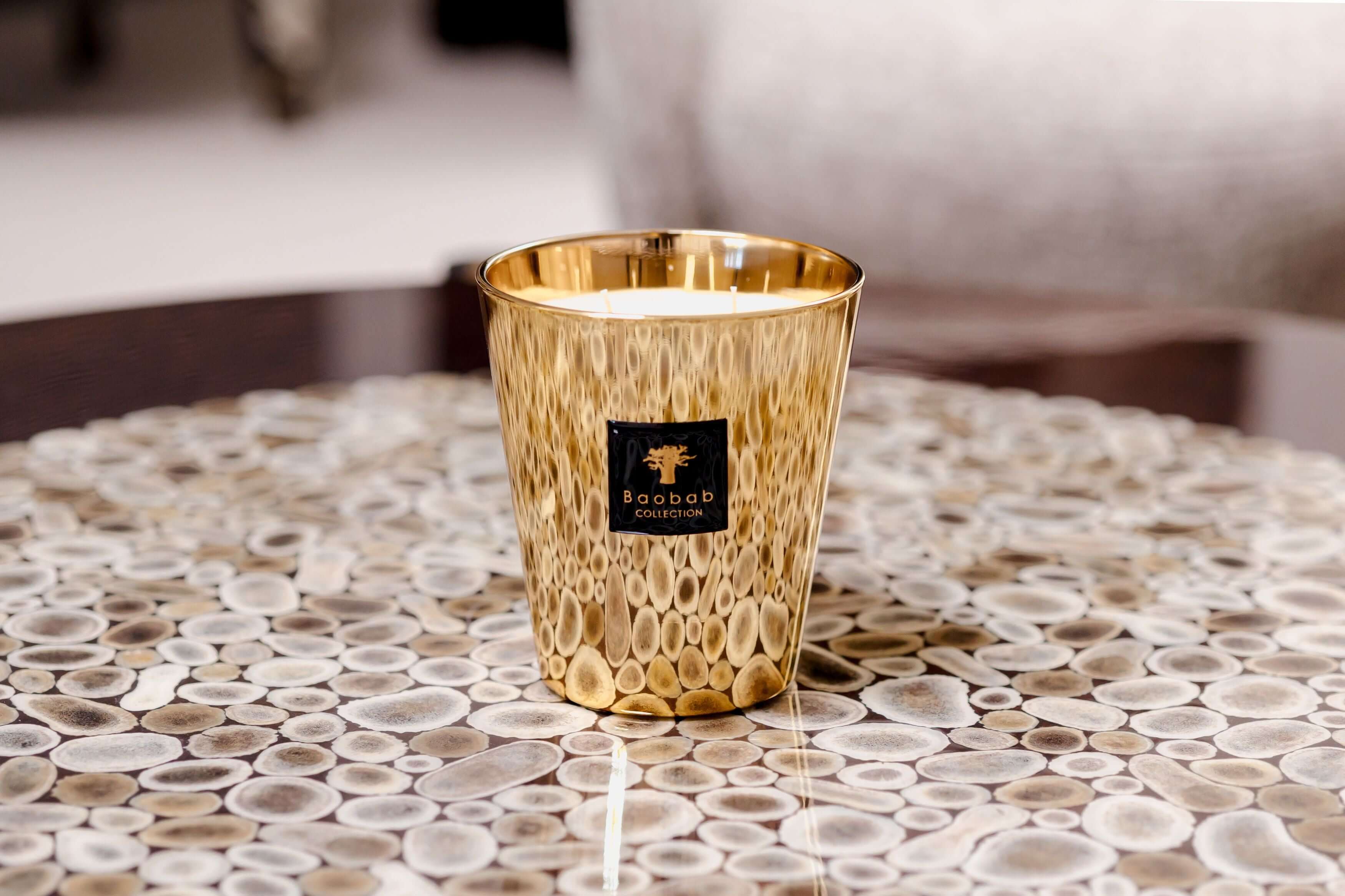 Baobab Collection - Candle Les Exclusives Aurum - Precious Jasmine-Divine Musk - MAX10 - Coastous