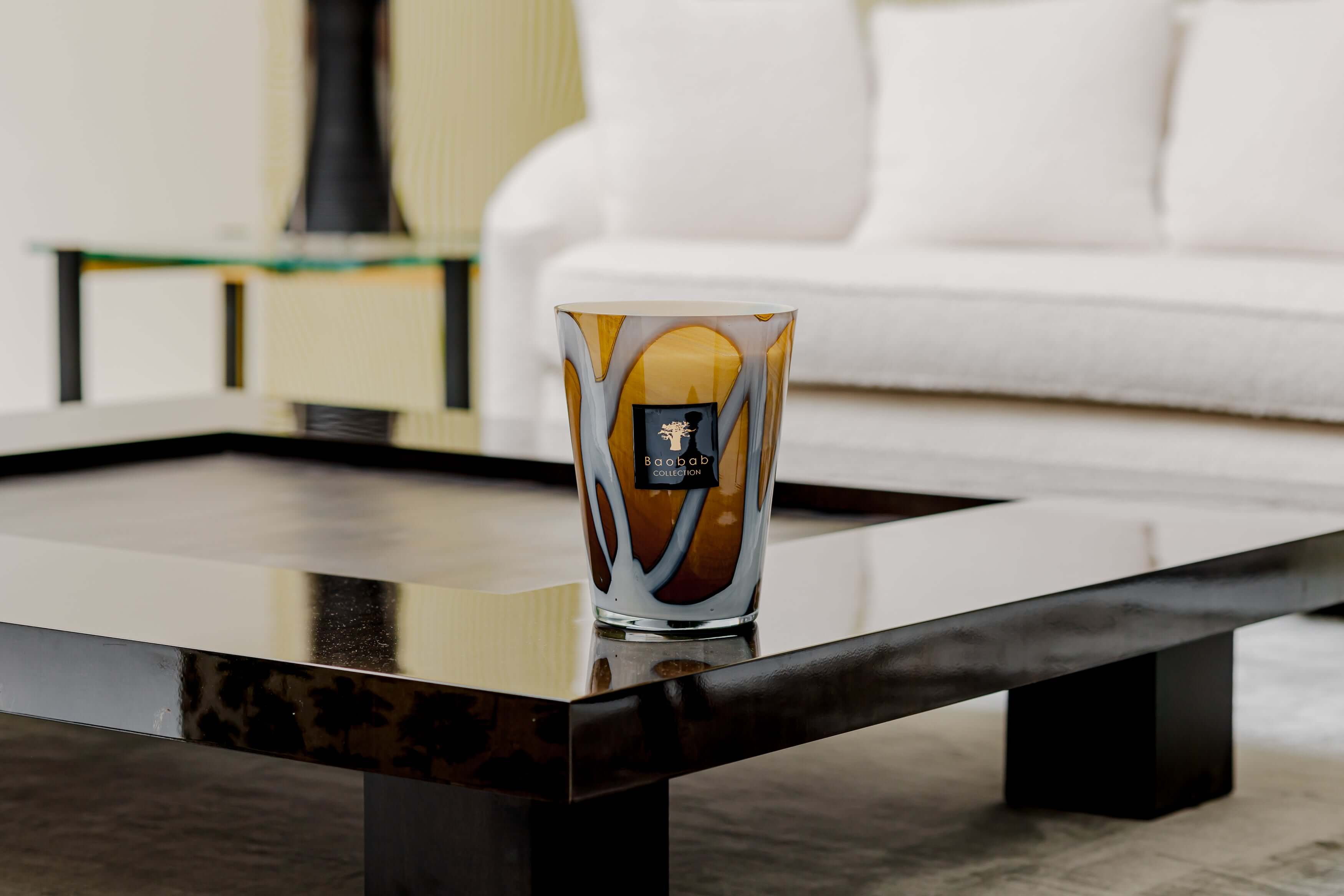 Baobab Collection - Candle Stones Agate - Bergamot-Açai berry-Amber - MAX10 - Coastous