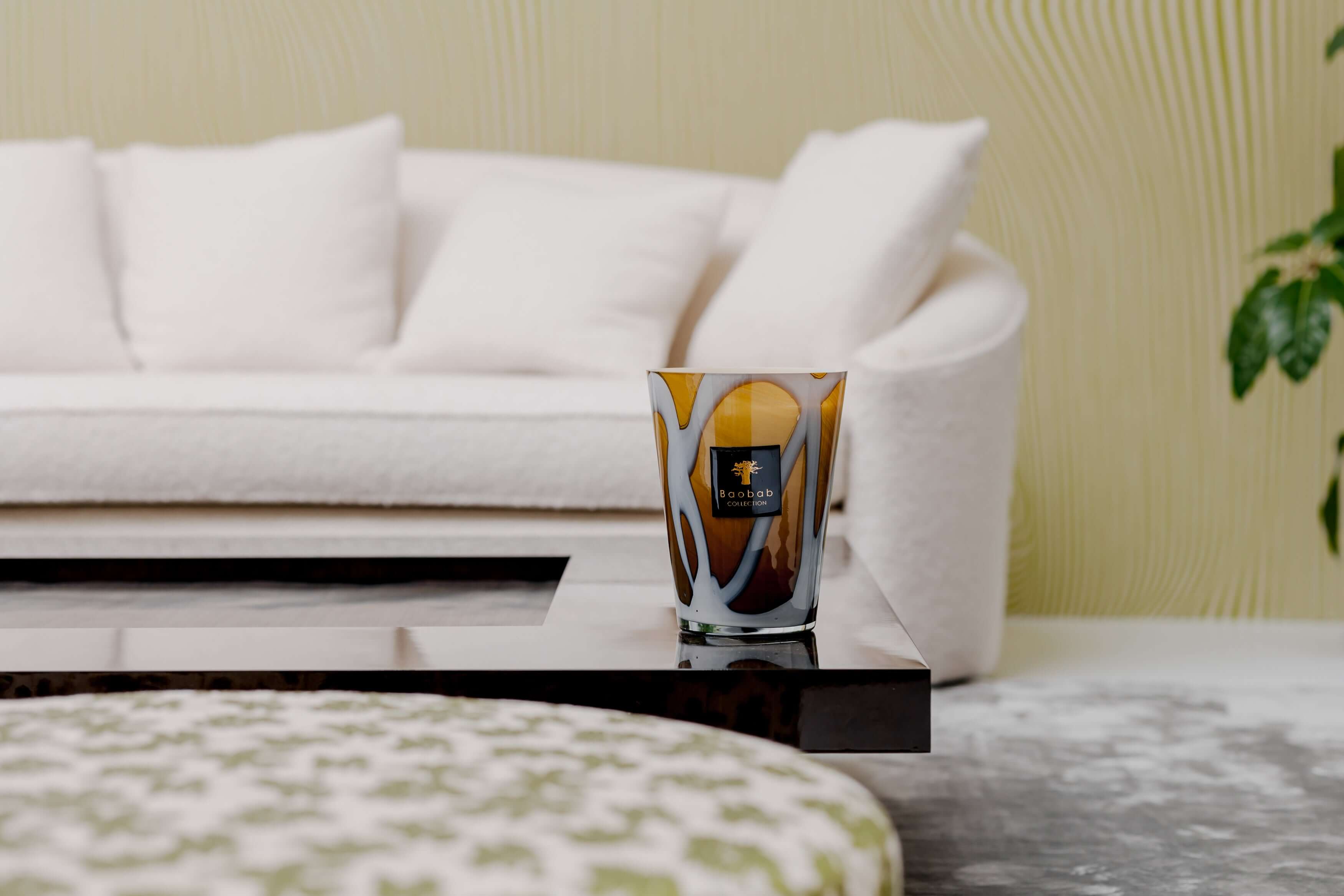 Baobab Collection - Candle Stones Agate - Bergamot-Açai berry-Amber - MAX10 - Coastous