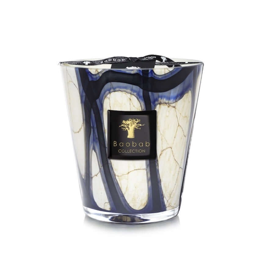 Baobab Collection - Candle Stones Lazuli - Cardamom-Sea Salt-Musk - MAX16 - Coastous