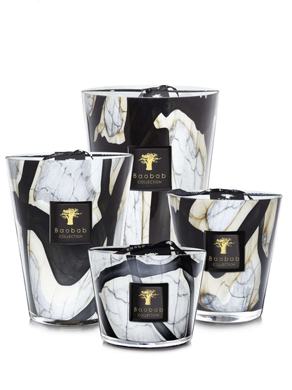 Baobab Collection - Candle Stones Marble - Leather - Tuberose - Berries - MAX16 - Coastous