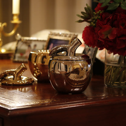 Silver Malus Apple Candle