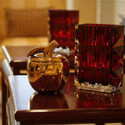 Gold Malus Apple Candle