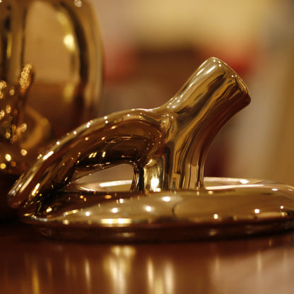 Gold Malus Apple Candle