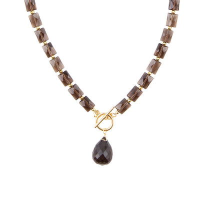 Baron Smoky Quartz Charm Necklace Barse Jewelry
