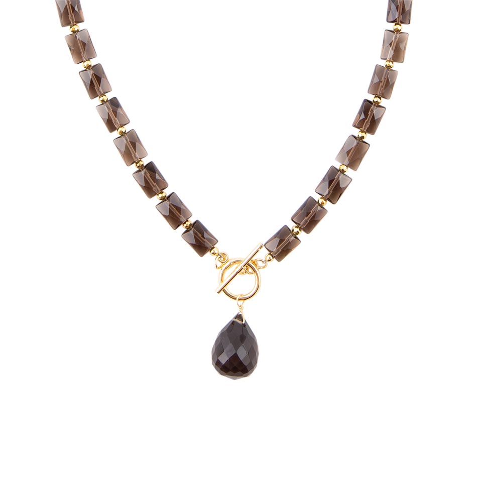 Baron Smoky Quartz Charm Necklace Barse Jewelry