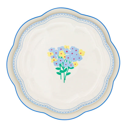 Meadow Flora Dinner Plate - Set of 4 (+1 Bonus Plate) Ro'Table