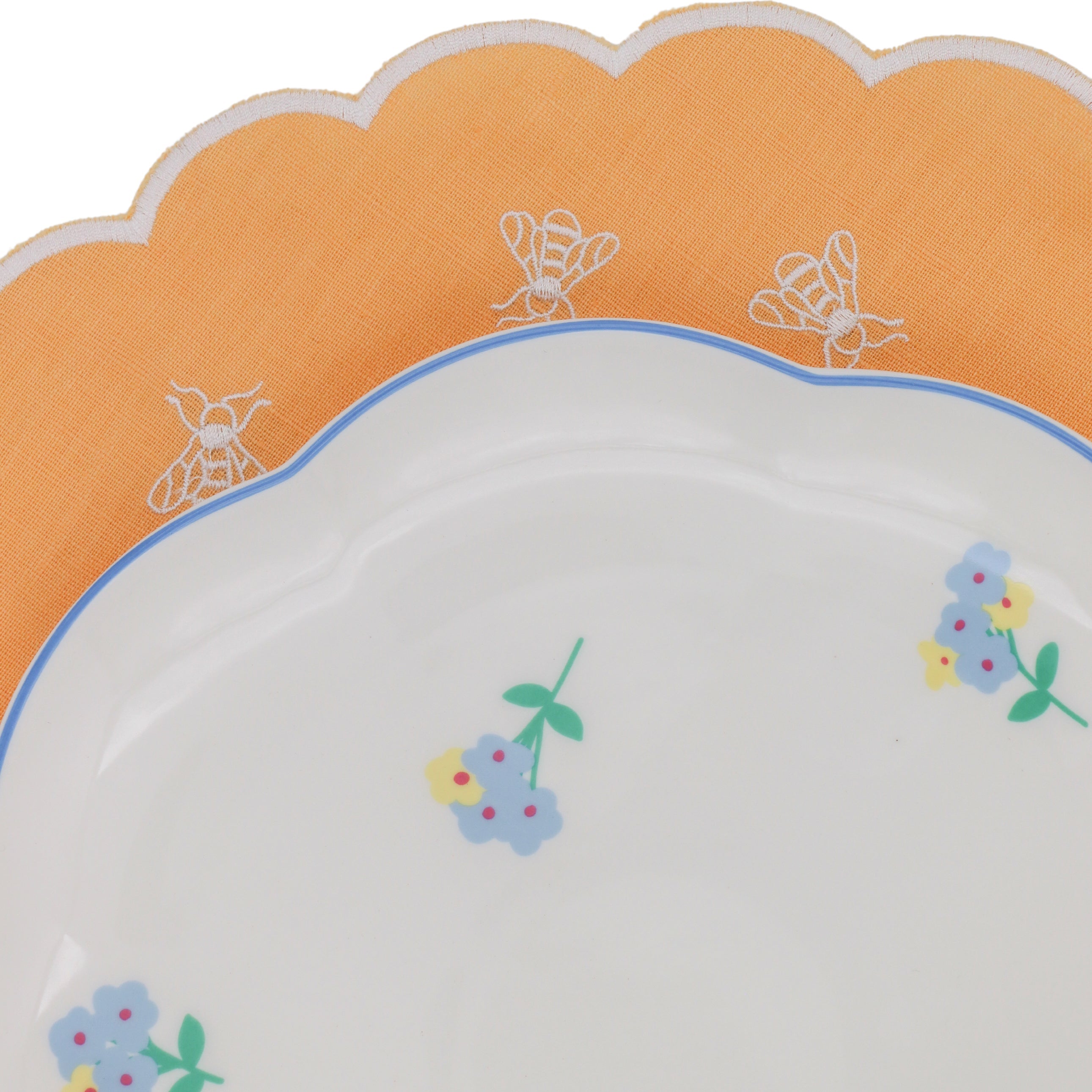 Meadow Flora Dinner Plate - Case of 12 Plates (+3 Bonus Plates) Ro'Table