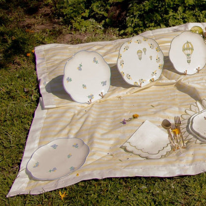 Meadow Flora Dinner Plate - Case of 12 Plates (+3 Bonus Plates) Ro'Table