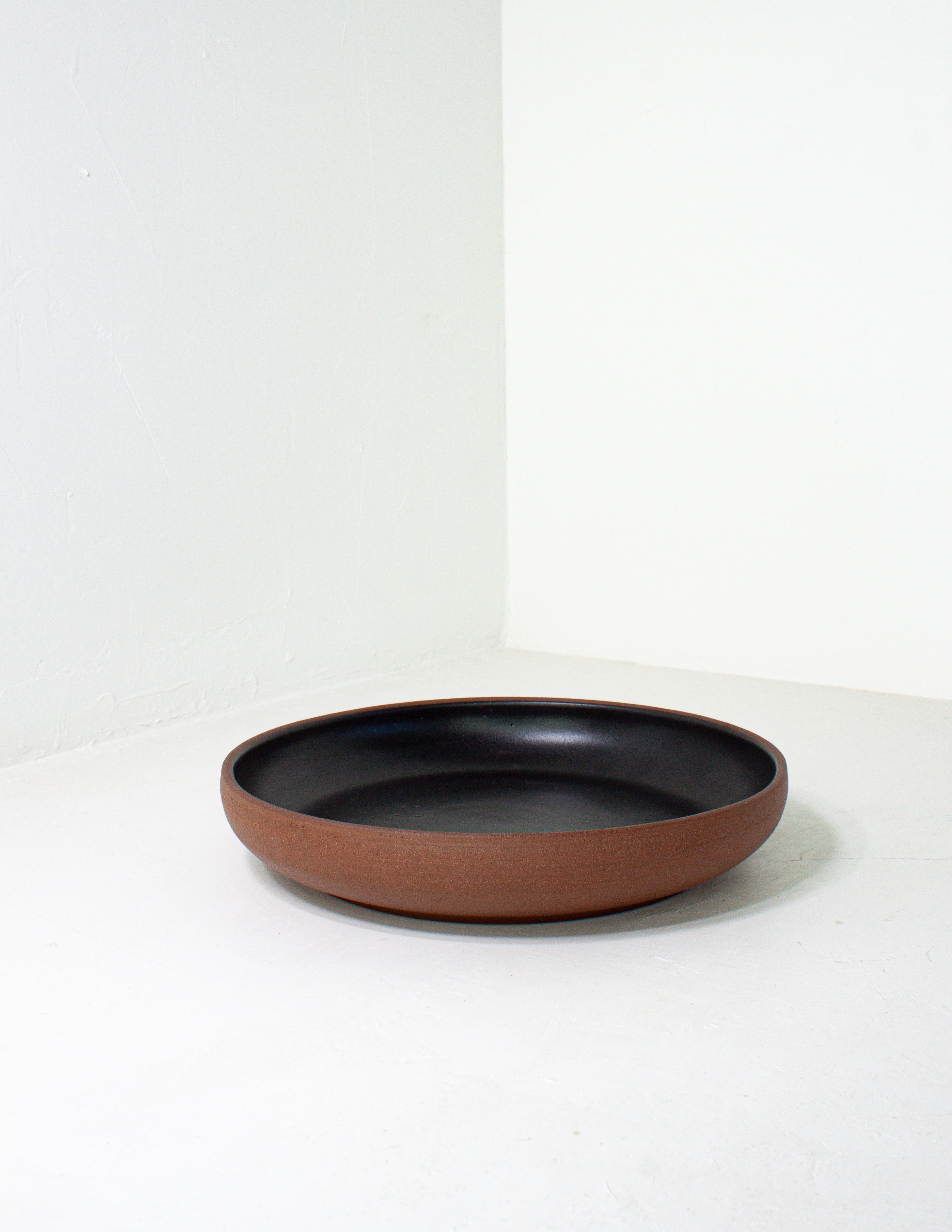 Coupe Serving Bowl Black Oak Art